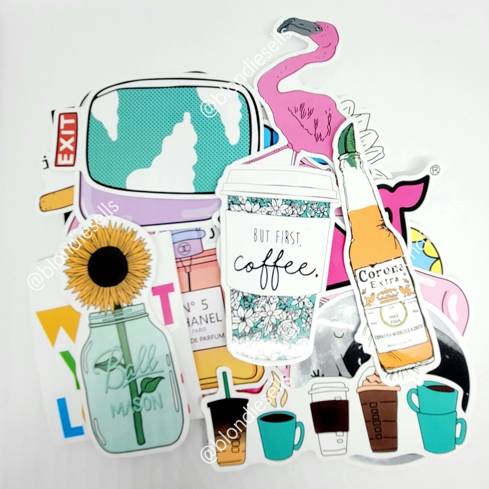 35 Stickers | No Repeats | Glossy Finish | 4 inch | Brand New